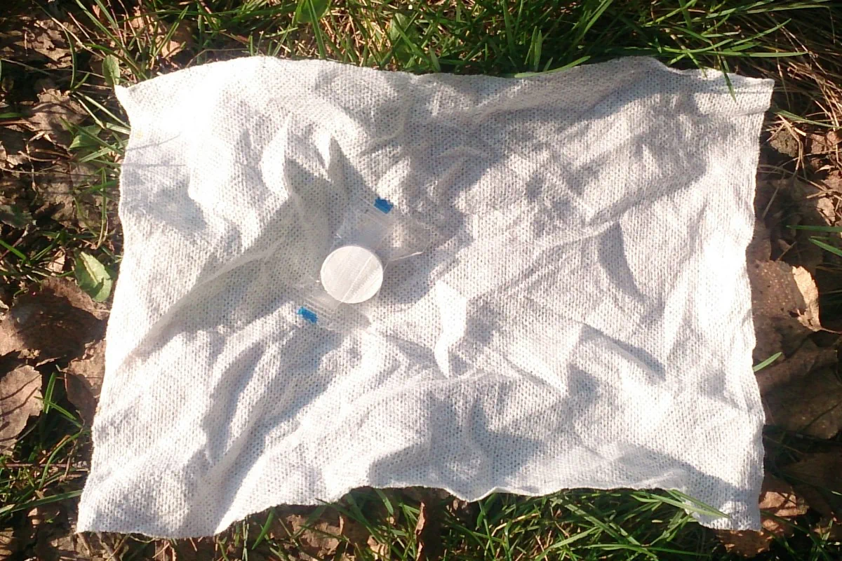 Rozłożona minichusteczka